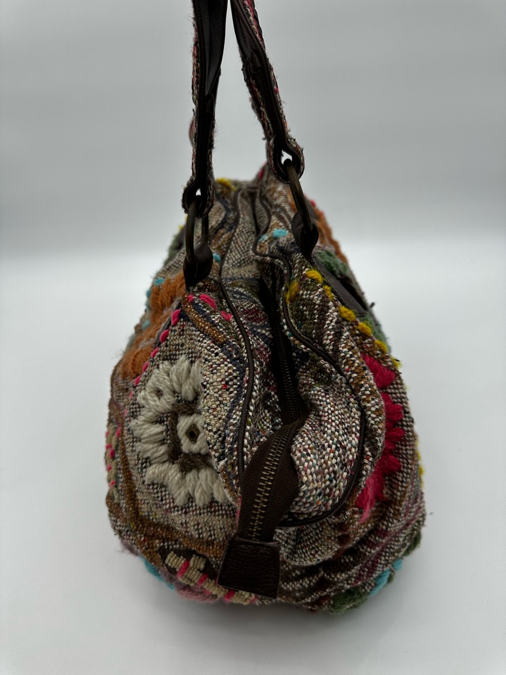 Anthropologie Miss Albright Y2K vagabond style Embroidered Bohemian Bag - Picture 8 of 13